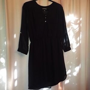 Black Charlotte Russe chiffon dress